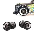 thumbnail image 4 of RC Drift Tire, Easy Installation Disassembly High Abrasion Resistance Environmentally Friendly Sturdy Durable RC Tires  For 1/28 RC Car, 4 of 8