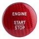 thumbnail image 1 of Carbon Fiber Engine Start Stop Button Cover Trim Fit for Mercedes B C E S CLA CLS ClassRed, 1 of 4