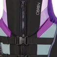 thumbnail image 4 of O'Brien Focus Jacket Vest for Women, Black and Purple, Small, 4 of 6