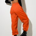 thumbnail image 2 of Women’s Fleece Lined High Waisted Wide Leg Sweatpants - Elastic Waist, Pockets - Workout/Yoga Pants - Polyester, S-XXL, 2 of 5