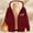 Red, variant on Pyhlmscde Women's Lamb Wool Winter Thick Warm Coat, Womens Tops, Wool Coats for Women, Puffer Jacket Womens