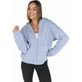 thumbnail image 3 of Womens Zip Up Hoodies Oversized Sweatshirts Fall School Fashion Outfits Casual Jackets Winter Clothes Light Gray XXXL, 3 of 9