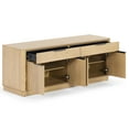 thumbnail image 4 of Safavieh Gabrietta 2 Drawer Wood Tv Stand in Natural / Black, 4 of 18