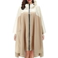 thumbnail image 1 of Unisex Fashion Rain Jacket Coat Hooded Raincoat For Adults Teens With Pockets, 1 of 7