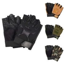 Gelikeya Kids Biking Gloves Size 6-12 Black, Outerwear Boys' Fashion Hiking Gloves Black 6-12 Years