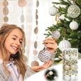 thumbnail image 2 of Christmas Gifts for Women,Christmas Balls, Hanging Decoration with Shatterproof for Christmas Tree Thanksgiving Party Decor,Scene Arrangement,3.15in,30pcs,Gold, 2 of 9
