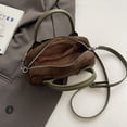 thumbnail image 4 of Bolso Hombro Gamuza para Mujer Con Correa Ajustable Boston Tote Bag Viajes () Verde, 4 of 9