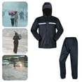 thumbnail image 1 of Gwong hogar 2 Set Raincoat transpirable con Strip Reflectante Repopiendo el desgaste de la tira resistente al desgaste Pantalones de chaqueta de lluvia para conducir Gwong 21099381, 1 of 7