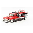 thumbnail image 2 of Diecast 1957 Chevrolet Bel Air Gasser #786 Silver and Red with Ramp Tow Truck "Elite Transport" 1/64 Diecast Models by Maisto, 2 of 4