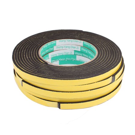 8mm Width Single Side Self Adhesive Shockproof Sponge Foam Tape 4 Meters Length