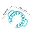 thumbnail image 2 of Pince Circulaire pour Jambes Outil de Massage Anti-Cellulite Rouleau de Massage Manuel Relaxant avec 12 Roues Rouleau de Musculation pour Bras Jambes pour Sports Intérieurs et Extérieurs, 2 of 5