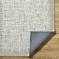 thumbnail image 5 of Hauteloom Uhuti Wool Living Room, Bedroom Area Rug - Traditional, Transitional - Light Silver, Sterling Gray, Silver Gray - 2' x 3', 5 of 7