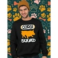 thumbnail image 2 of Silhouette Corgi Squad Sweatshirt Men -Image by Shutterstock, Male 5X-Large, 2 of 4