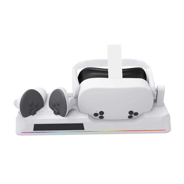 Soporte Carga Base RGB para Y Controladores Meta Quest 3S VR