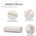 thumbnail image 4 of Estuche para lápices de arte, caja de almacenamiento portátil de piel sintética de gran capacidad, Beige, 4 of 4
