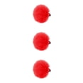 thumbnail image 2 of ZLight Chouchous à Pompons Tendance Coréens, Élastiques pour Queue de Cheval, Accessoires pour Cheveux, Rouge P 3ensemble, 2 of 6