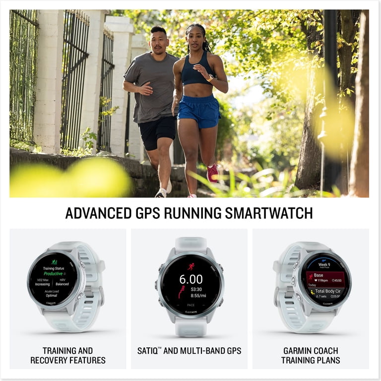 GARMIN, Forerunner 570 GPS Smartwatch, 42 mm, White - Walmart.com