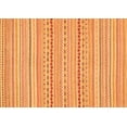 thumbnail image 1 of Ahgly Company Indoor Rectangle Abstract Orange Modern Area Rugs, 5' x 7', 1 of 4