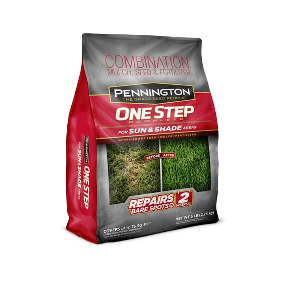 Pennington One Step Complete Patch and Repair Grass Seed Mix, for Sun