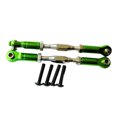thumbnail image 1 of Xingzhi 2pcs Alloy Front/Rear Steering Link Rod For AXIAL 1/10 Rock Racer AX90026 Crawler AX31016 Green, 1 of 6