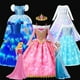 thumbnail image 2 of Disney-Vestido de princesa Elsa de Frozen para niña, disfraz de fantasía para fiesta de carnaval, con luz LED, Bella del sueño, Aurora, 2 of 5