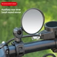thumbnail image 3 of Mountain Bike Rearview Mirror Bicycle Handlebar Convex Rear View Mirror, 3 of 9