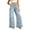 t110_Light Blue, variant on Axiiglly Womens Jeans Wide Leg High Waisted Straight Ruffle Hem Denim Pants with Pockets, S-3XL