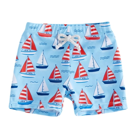 LRen Boys Swim Trunks Size 6-7 with Compression Liner Elastic Waist Drawstring Swim Shorts Boys Casual Comfortable Cartoon Dinosaur Boy Swim Sets