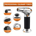 thumbnail image 2 of Kitchen Torch with Adjustable Flame, Ergonomic Design & Safety Lock for Professional Cooking - Crafted from Stainless Steel & Aluminum for Durability & Reliability, 2 of 5
