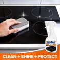 thumbnail image 4 of 3-in-1 stove and oven cleaning set-Suitable for ceramic, electric, gas, and induction stoves glass stove cleaner-Includes heavy-duty scraper and double-sided sponge, for removing burned-on grease, oi, 4 of 4
