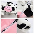 thumbnail image 7 of XBASW Newborn Baby Cartoon Jumpsuit Unisex Flannel Romper Fall Winter Bodysuit Hooded Onesies 0-3Y, 7 of 7