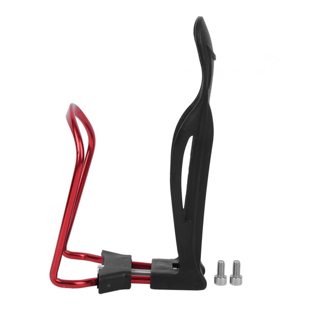 Soporte para botella de bicicleta ajustable de aleación de aluminio NikouMX negro azul rojo