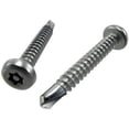 thumbnail image 1 of # 8 X 3/4" Stainless Steel Pan Head Tamperproof Torx Drill & Tap Screws (Box of 100), 1 of 2