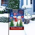 thumbnail image 5 of Welcome Winter Snowman Outdoor Decorative Double Sided Flag for Christmas Winter Holiday 28x40 inch, 5 of 6