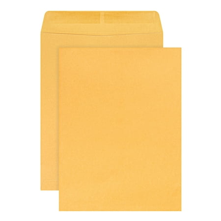 Office Depot Large Format Open-End Kraft Envelopes  9in. x 12in.  Brown  Pack Of 250  77673