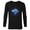 Black, variant on Avatar: The Way of Water Na’vi Ilu Rider - Long Sleeve T-Shirt for Men - Customized-White