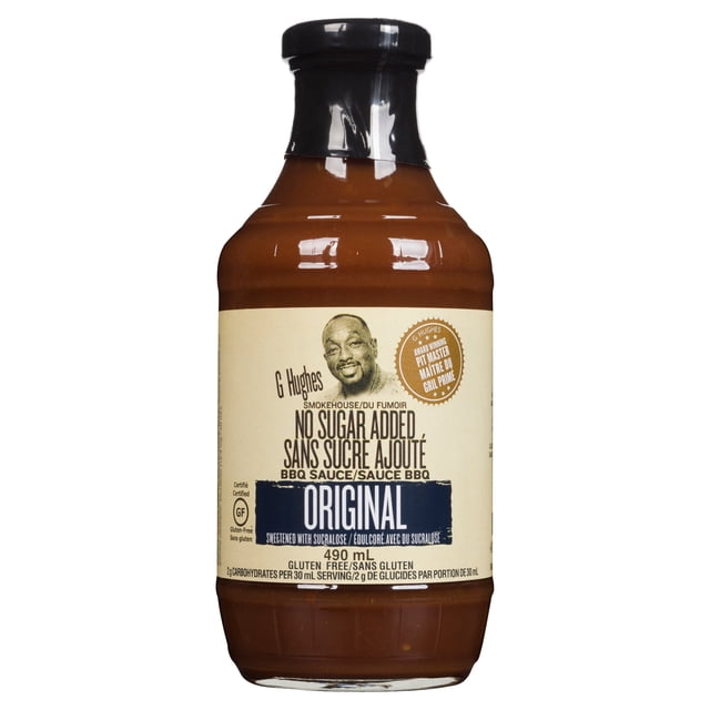 G Hughes Sugar Free Original BBQ Sauce 490ml