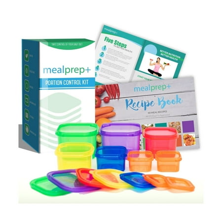 Portion Control Containers - 21 Day Portion Control Diet Container Set LABELED Portion Contr...