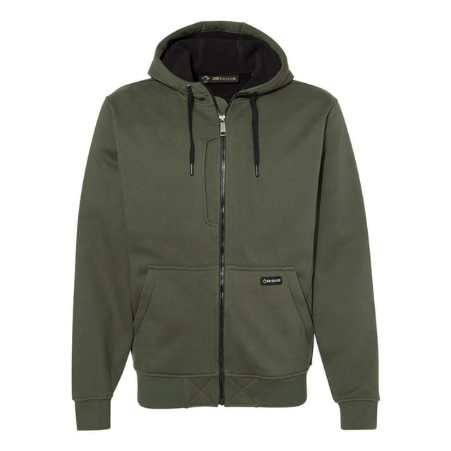 DRI DUCK Bateman Veste à Fermeture Éclair Complète en Molleton Bonded Power 2.0, 3TG, Fatigue