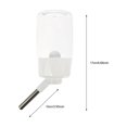 thumbnail image 2 of Jaula para hámster Comedero de agua práctico Dispensador de agua de plástico Suministros para hámster, 2 of 2
