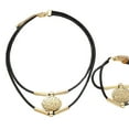 thumbnail image 2 of Pulseras para mujer, regalos para mujer, collar vintage bohemio de metal de doble capa, pulsera de cuerda de cera de aleación de cobre, conjunto para mujer, pulsera de aleación, 2 of 5