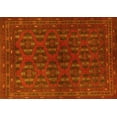 thumbnail image 1 of Ahgly Company Machine Washable Indoor Rectangle Persian Yellow Traditional Area Rugs, 8' x 10', 1 of 4