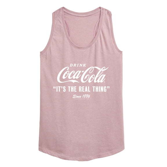 Coca-Cola - It's The Real Thing Graphic Racerback Tank