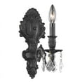 thumbnail image 2 of Monarch 1 light Dark Bronze Wall Sconce Clear Royal Cut Crystal, 2 of 2