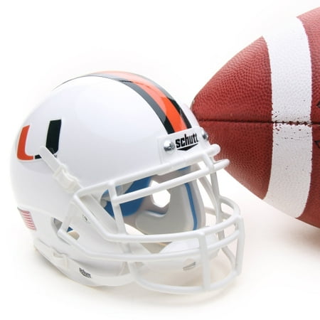 Ncaa Mini Helmet - Shutt Sports NCAA Mini Helmet, Miami Hurricanes