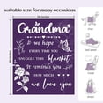 thumbnail image 4 of Grandma Gifts Blanket, Gifts for Grandma, Great Grandma Birthday Gifts - Unique Grandma Gifts to My Dear Grandma for Birthday, Christmas, Mothers Day - Grandma Throw Blanket Present Purple, 4 of 7