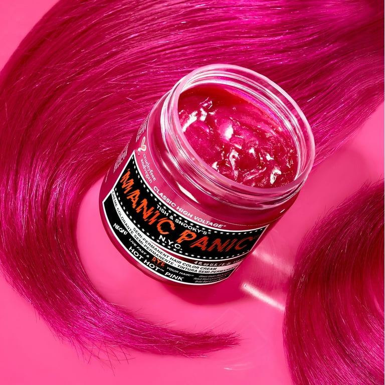 Hot Hot Pink High Voltage Semi-Permanent Hair Color