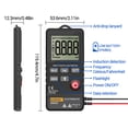 thumbnail image 2 of ANENG AN303 Digital Multimeter 4000 Count LCD Display Automatic Range Universal Meter AC/DC Voltage Resistance, 2 of 8