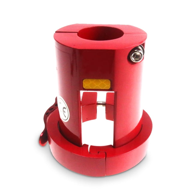 Eigraketly Soporte de accesorio plegable para patinete, Base de fijación, accesorio protector, repuesto de pieza de repuesto para Mijia Bicicletas eléctricas Rojo