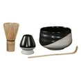 thumbnail image 3 of Matcha Set Ceremonia Del Té Estilo Japonés Para Familiares Amigos Regalos De Vacaciones Negro Sunnimix Cerámica Matcha, 3 of 8